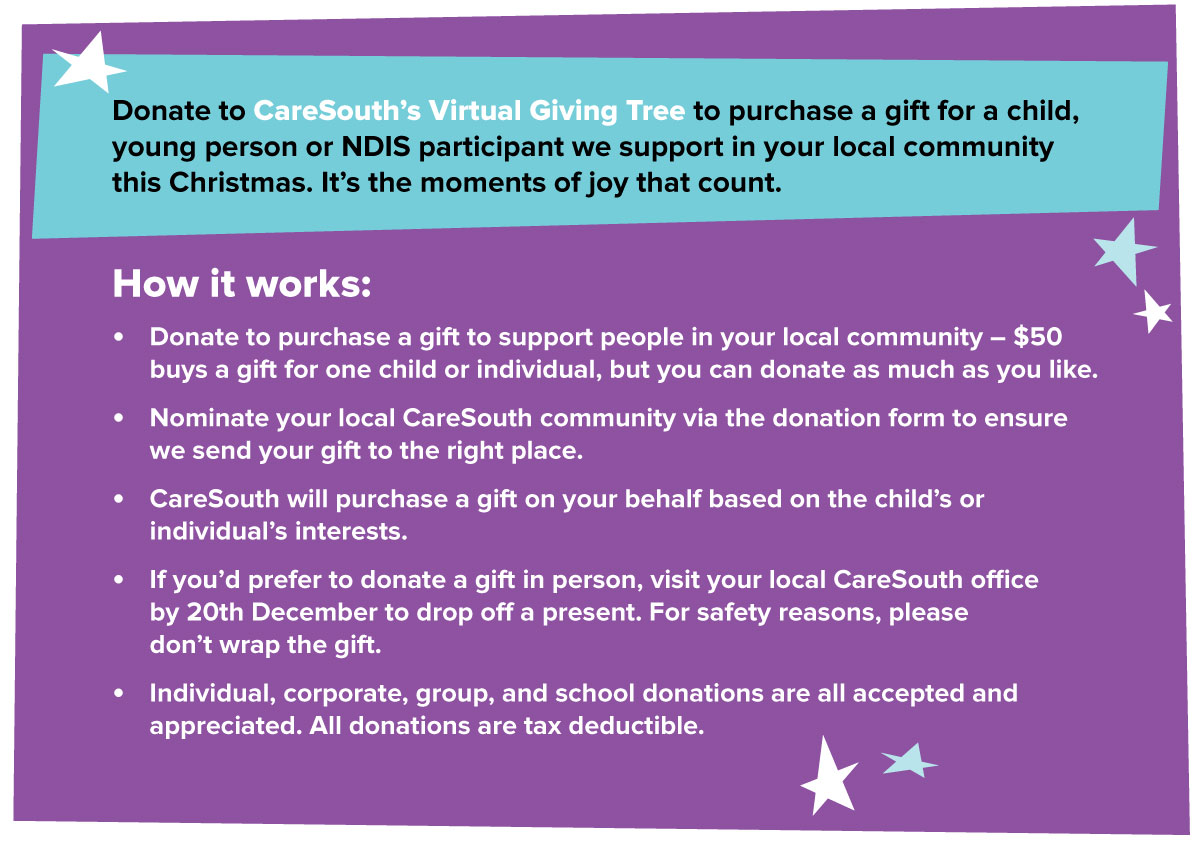 CareSouth Virtual Giving Tree Care South